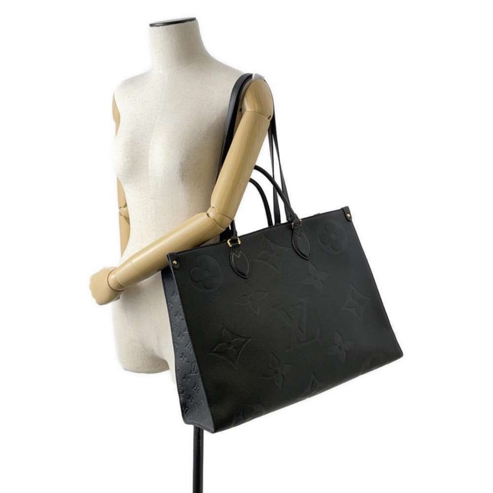 Louis Vuitton Black Onthego GM Tote Bag - Picture 5 of 16